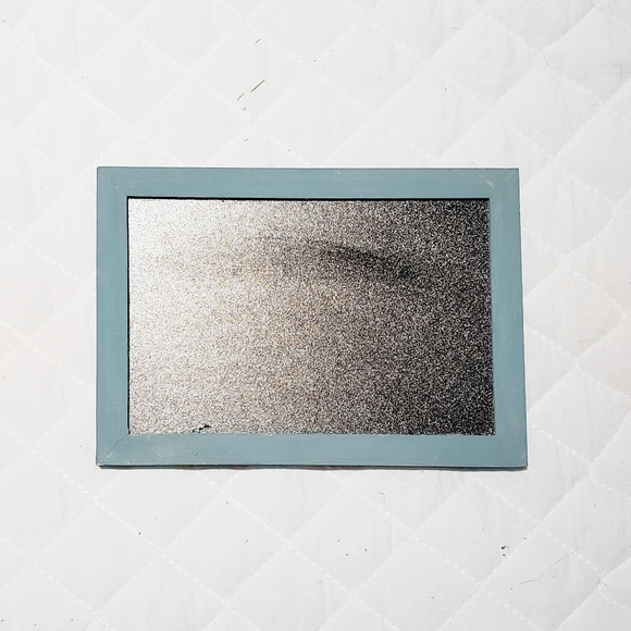 Mini Teal Chalkboard Blackboard Easel Set of 5 - Picture 2 of 3